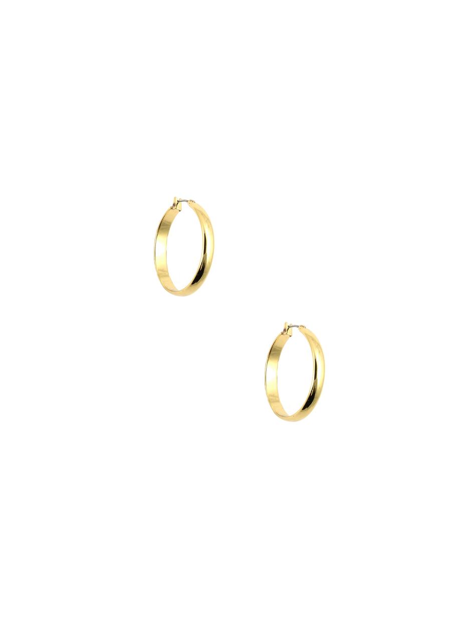 Earring Anne Klein Small Gold-Tone Hoop   | OEW-6234588